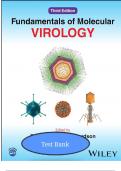  Fundamentals of Molecular Virology Test Bank (3nd Edition, Acheson) – Complete Exam Questions and Answers, pdf