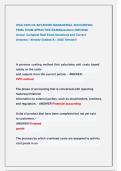 WGU C253 OA ADVANCED MANAGERIAL ACCOUNTING   FINAL EXAM &PRACTICE EXAMQuestions 2025&sol;2026                              Actual  Complete Real Exam Questions and Correct                            Answers &vert; Already Graded A&plus; &sol;2025 Version&excl;&excl;