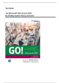 Test Bank For Go Microsoft 365 Access 2025 1st Edition By Shelley Gaskin Nancy Graviett &vert;  Verified Chapters 1-10&comma; Latest Edition