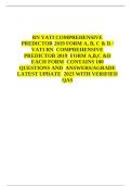 Test Bank for ATI Comprehensive Predictor Study Guide &vert; The Nursing Perspective &vert; 100&percnt; Verified & A&plus; Graded