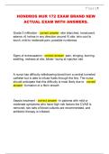 HONDROS NUR 172 EXAM BRAND NEW  ACTUAL EXAM WITH ANSWERS&period; 