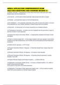 AERIAL APPLICATION COMPREHENSIVE EXAM 2025&sol;2026 QUESTIONS AND ANSWERS GRADED A&plus;
