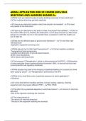 AERIAL APPLICATION END OF COURSE 2025&sol;2026 QUESTIONS AND ANSWERS GRADED A&plus;