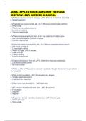 AERIAL APPLICATION EXAM SCRIPT 2025&sol;2026 QUESTIONS AND ANSWERS GRADED A&plus;