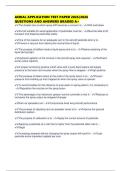 AERIAL APPLICATION TEST PAPER 2025&sol;2026 QUESTIONS AND ANSWERS GRADED A&plus;