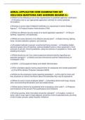 AERIAL APPLICATOR CORE EXAMINATION SET 2025&sol;2026 QUESTIONS AND ANSWERS GRADED A&plus;