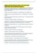 AERIAL APPLICATOR EOC EXAM 2 TEST 2025&sol;2026 QUESTIONS AND ANSWERS GRADED A&plus;