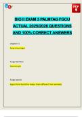 BIO II EXAM 3 PALMTAG FGCU ACTUAL 2025&sol;2026 QUESTIONS AND 100&percnt; CORRECT ANSWERS