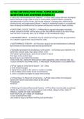 ILETSB CERTIFICATION FINAL PAPER 2025&sol;2026 QUESTIONS AND ANSWERS GRADED A&plus;