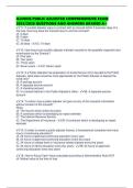 ILLINOIS PUBLIC ADJUSTER COMPREHENSIVE EXAM 2025&sol;2026 QUESTIONS AND ANSWERS GRADED A&plus;