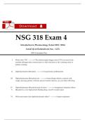 NSG 527 Final Exam &vert; Nursing Graduate Study Guide with Practice Questions and Answers