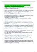 ILLINOIS PUBLIC ADJUSTER FINAL PAPER 2025&sol;2026 QUESTIONS AND ANSWERS GRADED A&plus;