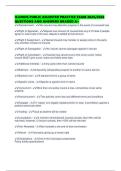 ILLINOIS PUBLIC ADJUSTER PRACTICE EXAM 2025&sol;2026 QUESTIONS AND ANSWERS GRADED A&plus;