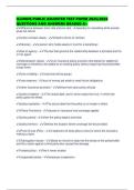 ILLINOIS PUBLIC ADJUSTER TEST PAPER 2025&sol;2026 QUESTIONS AND ANSWERS GRADED A&plus;