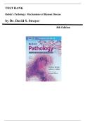 Test Bank for Rubin's Pathology: Mechanisms of Human Disease 8th Edition (Strayer, 2019), Chapter 1-34 |All Chapters 