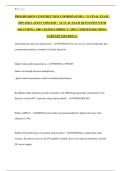 PROGRESSION CONSTRUCTION COORDINATOR I &ndash; II  FINAL EXAM &vert; 2025-2026 LATEST UPDATED &vert;  ACTUAL EXAM QUESTIONS WITH SOLUTIONS &vert; 100&percnt; RATED CORRECT &vert; 100&percnt; VERFIED SOLTIONS &vert; ALREADY GRADED A&plus;