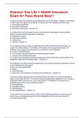 Pearson Vue Life &plus; Health Insurance Exam A&plus; Pass Brand New&excl;&excl;