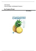 Test Bank for General&comma; Organic&comma; and Biological Chemistry 4th Edition &lpar;by Laura Frost&comma; 2019&rpar;&comma; Chapter 1-18 &vert;All Chapters
