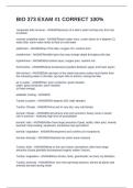 BIO 373 EXAM &num;1 CORRECT 100&percnt; 