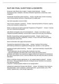 NUR 566 FINAL QUESTIONS & ANSWERS