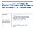 tf-cbt cert exam EXAM NEWEST 2025-2026  QUESTIONS AND CORRECT DETAILED ANSWERS  &lpar;VERIFIED ANSWERS&rpar; &vert;ALREADY GRADED A&plus;