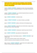 NURB 3050 EXAM 1 QUESTIONS AND ANSWERS LATEST UPDATED 2025&sol;2026 ALL ANSWERS 100&percnt; CORRECT VERIFIED&sol;DETAILED BEST RATED A&plus; FOR SUCCESS