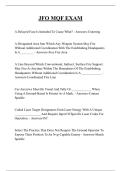 JFO MQF EXAM QUESTIONS AND ANSWERS 2025