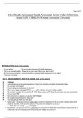 D222 Health Assessment Health Assessment Script&colon; Video Submission Guide NEW VERSION Western Governors University