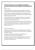 NURS 2547 WEEK 5 ACTUAL COMPLETE EXAM&vert;WITH  ACCURATE QUESTIONS AND VERIFIED ANSWERS&vert;GRADED  A 