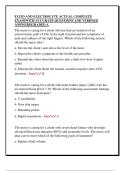 FLUID AND ELECTROLYTE ACTUAL COMPLETE  EXAM&vert;WITH ACCURATE QUESTIONS AND VERIFIED  ANSWERS&vert;GRADED A