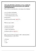 NFDN 1001 MIDTERM 1-6 REVIEW ACTUAL COMPLETE  EXAM&vert;WITH ACCURATE QUESTIONS AND VERIFIED  ANSWERS&vert;GRADED A