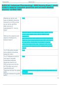 Exam &lpar;elaborations&rpar; NURS 501  