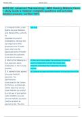 Exam &lpar;elaborations&rpar; NURS 501  
