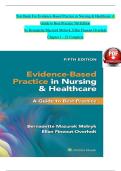 Test Bank For Evidence-Based Practice in Nursing & Healthcare A Guide to Best Practice 5th Edition by Bernadette Mazurek Melnyk&comma; Ellen Fineout-Overholt Chapter 1 - 23 Complete 2025&sol;2026 Update