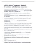 ADEQ Water Treatment Grade 1 Questions with Correct Answers