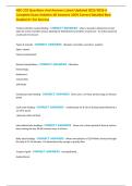 NSG 232 Questions And Answers Latest Updated 2025&sol;2026 A Complete Exam Solution All Answers 100&percnt; Correct Detailed Best Graded A&plus; For Success