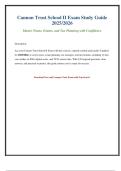 Ace Your 2025&sol;2026 Cannon Trust School II Exam&colon; Comprehensive Study Guide with Case Studies & Tax Updates