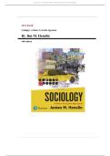 Test Bank - Sociology&colon; A Down-To-Earth Approach&comma; 14th edition by Jim M&period; Henslin&comma; All Chapters 1-15