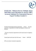 ENGR 301 - Midterm Review Multiple choice 2025&sol;2026 Latest Questions & Answers 100&percnt; Accurate Solutions For Guaranteed Success &vert; Expert-Verified&comma; Graded A&plus;