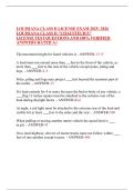 LOUISIANA CLASS D LICENSE EXAM 2025- 2026   LOUISIANA CLASS D "CHAUFFEUR'S"  LICENSETEST QUESTIONS AND 100&percnt;VERIFIED   ANSWERS RATED A&plus;