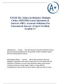 ENGR 301  Multiple choice 2025&sol;2026 Latest Package deal  