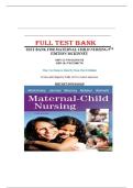 Test Bank for Maternal Child Nursing 5th Edition by McKinney