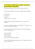 NJ Accident and Health Exam questions and answers Newest RATED A&plus; 2025&sol;2026 