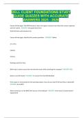 DELL CLIENT FOUNDATIONS STUDY GUIDE QUIZZES WITH ACCURATE ANSWERS 2025 - 2026