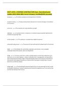 NICET LEVEL 1 HIGHWAY CONSTRUCTION Exam &vert;Questions&lpar;Latest Update 2025&vert;2026&rpar; With Correct Answers &vert;Verified&lpar;100&percnt; Accurate&rpar;