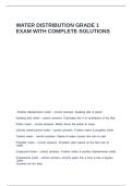 WATER DISTRIBUTION GRADE 1 PACKAGE BUNDLE