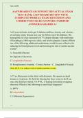 AAFP BOARD EXAM NEWEST 2025 ACTUAL EXAM TEST BANK&vert; AAFP BOARD REVIEW WITH COMPLETE 950 REAL EXAM QUESTIONS AND CORRECT DETAILED ANSWERS &lpar;VERIFIED ANSWERS&rpar; GRADED A&plus; 