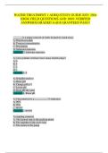 ADEQ Water Treatment Grade 1 Certification Study Guide Test Bank 2025&colon; 300&plus; questions and 100&percnt; verified answers&vert; Ggraded A&plus;