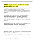 IOP1601- assignments Exam Questions and answers Newest RATED A&plus; 2025&sol;2026 