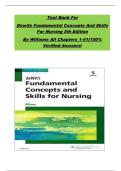 Test Bank For Dewits Fundamental Concepts And Skills For Nursing 5th Edition By Williams All Chapters 1-41&lpar;100&percnt; Verified Answers&rpar;